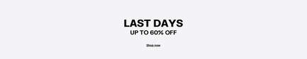 SALE - LAST DAYS