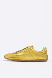 Gold leather 13 29 sneaker
