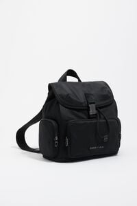 Mochila pocket mediana nylon negro Mochila pocket mediana nylon negro