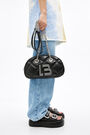 M black leather crossbody padded bag M black leather crossbody padded bag