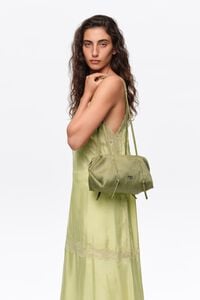 Green fur Lolita bag