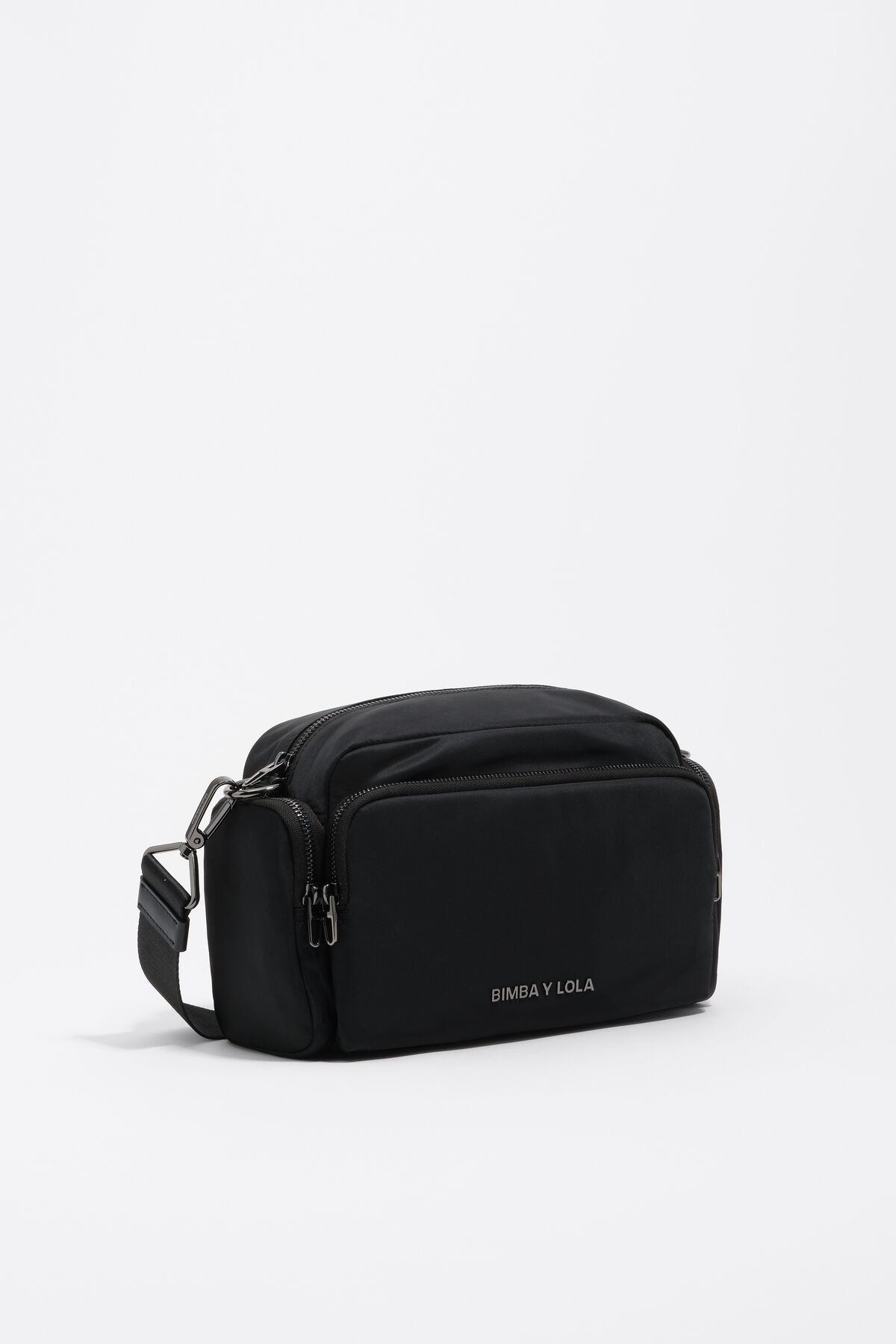 Bolsa bandolera pocket nylon negro