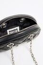 M black leather crossbody padded bag M black leather crossbody padded bag