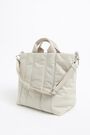 Bolso shopper acolchado L piedra Bolso shopper acolchado L piedra