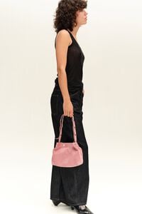 Bolsa Snaps mediana piel rosa