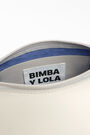Bolso bandolera S trapecio piel blanco Bolso bandolera S trapecio piel blanco