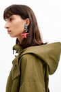 Khaki nylon trench Khaki nylon trench