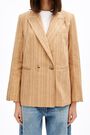 Blazer lino marrón Blazer lino marrón
