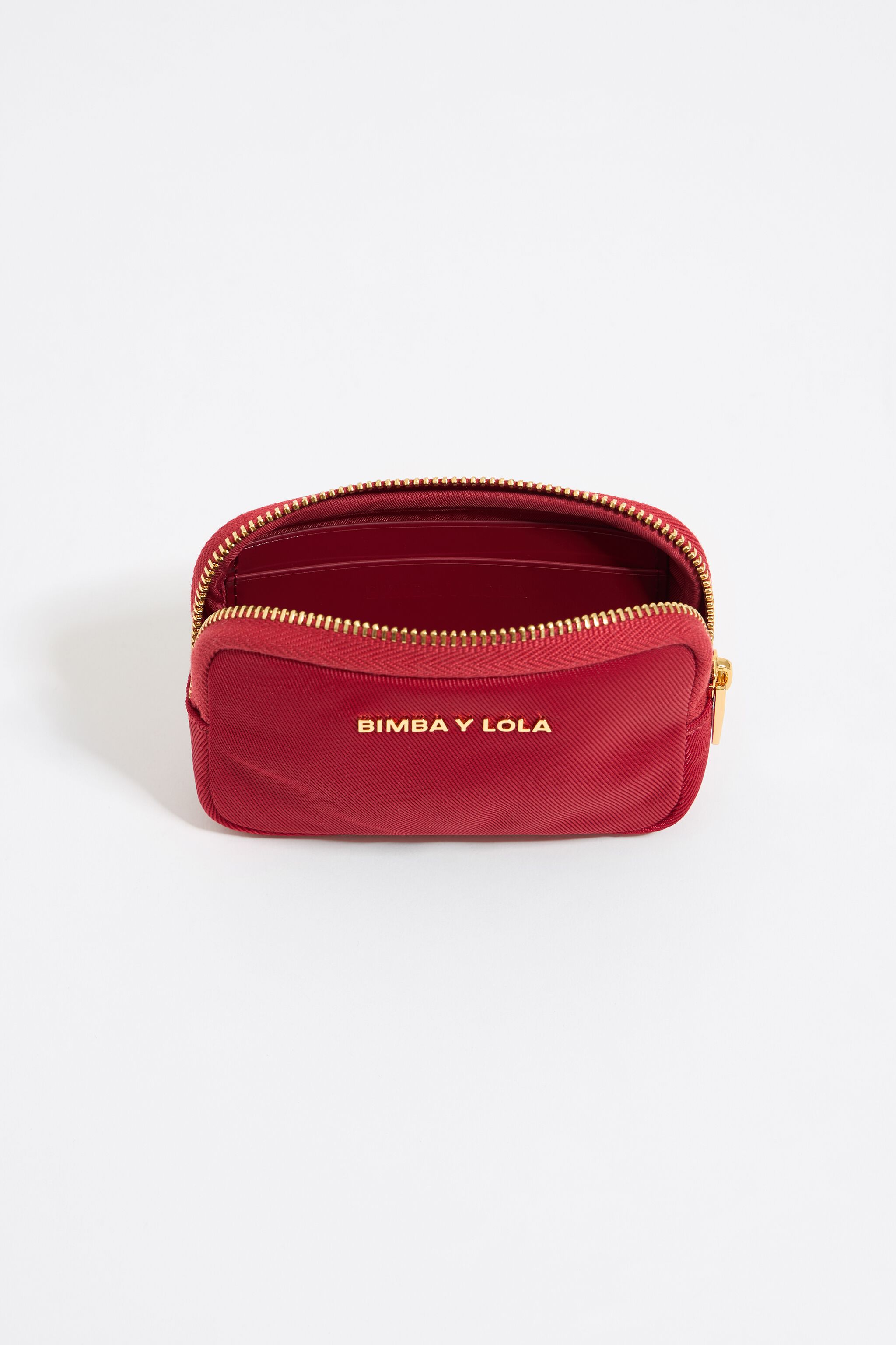 Monedero nylon rojo
