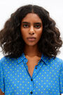 Camisa fluida dots azul Camisa fluida dots azul