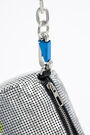 Bolso cilíndrico malla plata Bolso cilíndrico malla plata