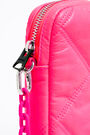 Minibolso acolchado piel fucsia Minibolso acolchado piel fucsia