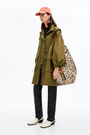 Khaki nylon trench Khaki nylon trench