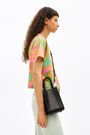 Minibolso tote negro Minibolso tote negro