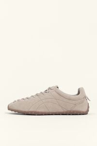 Tenis 13 11 piel gris claro