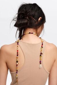 Collar pez y piedras multicolor