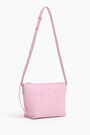 S pink leather trapezium crossbody bag S pink leather trapezium crossbody bag
