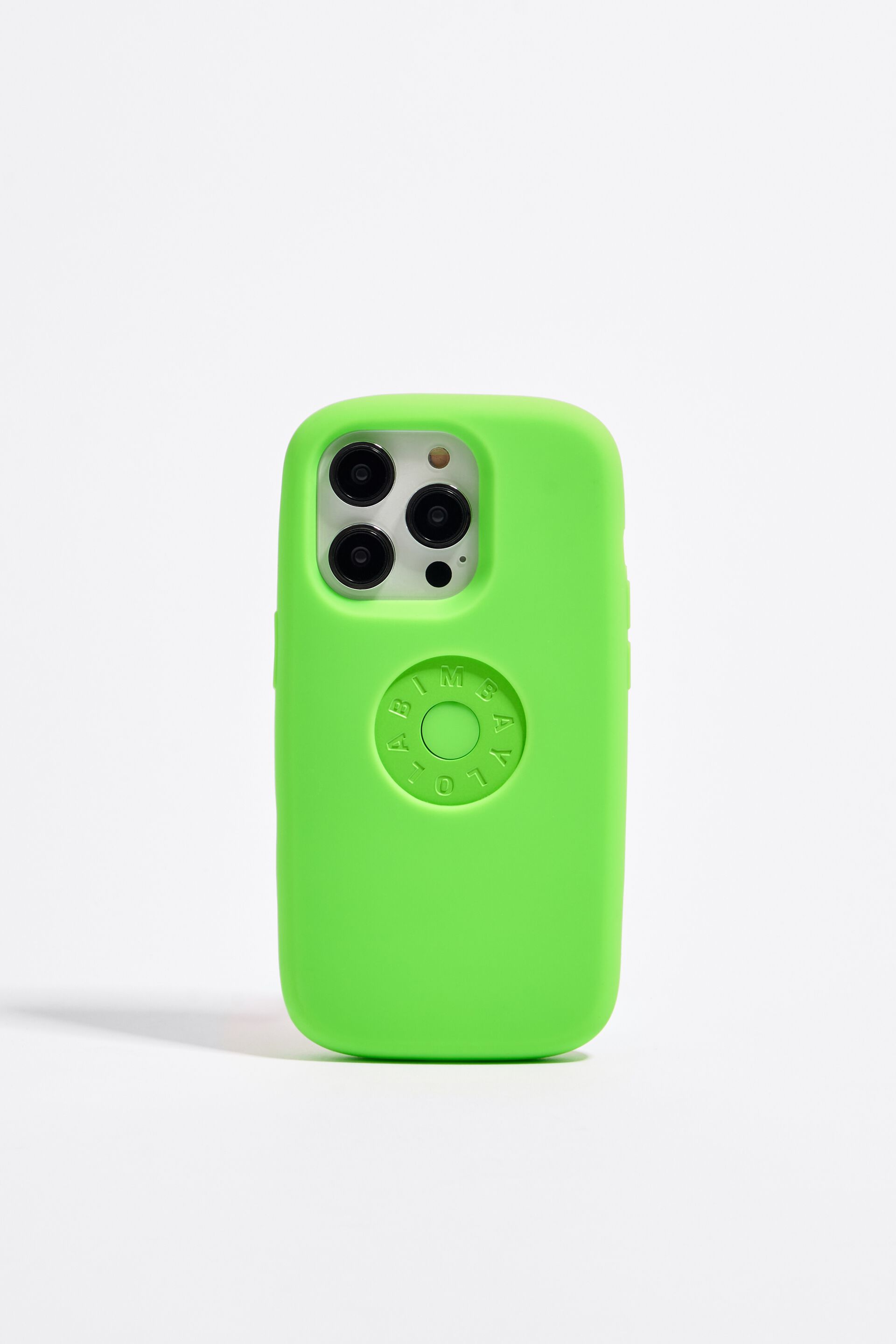 Icoveri Funda Silicona con Círculo Magnético Verde para iPhone 15 Pro