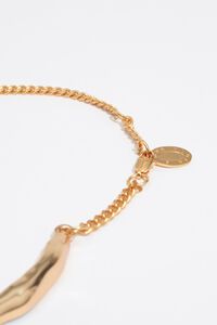 Choker textura dorado mate