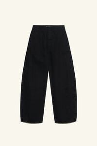 BARREL- Pantal&oacute;n denim hebilla negro