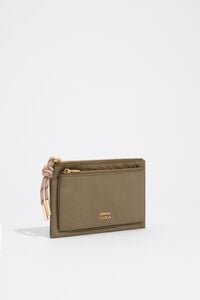 Cartera pocket nylon oliva