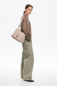 Bolsa de mano pocket grande nylon piedra