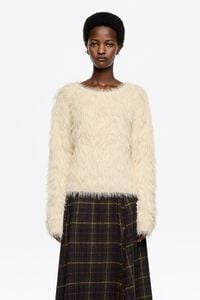Ivory fur jumper