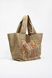 Bolsa shopper nylon natural
