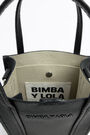 Minibolso tote piel negro Minibolso tote piel negro