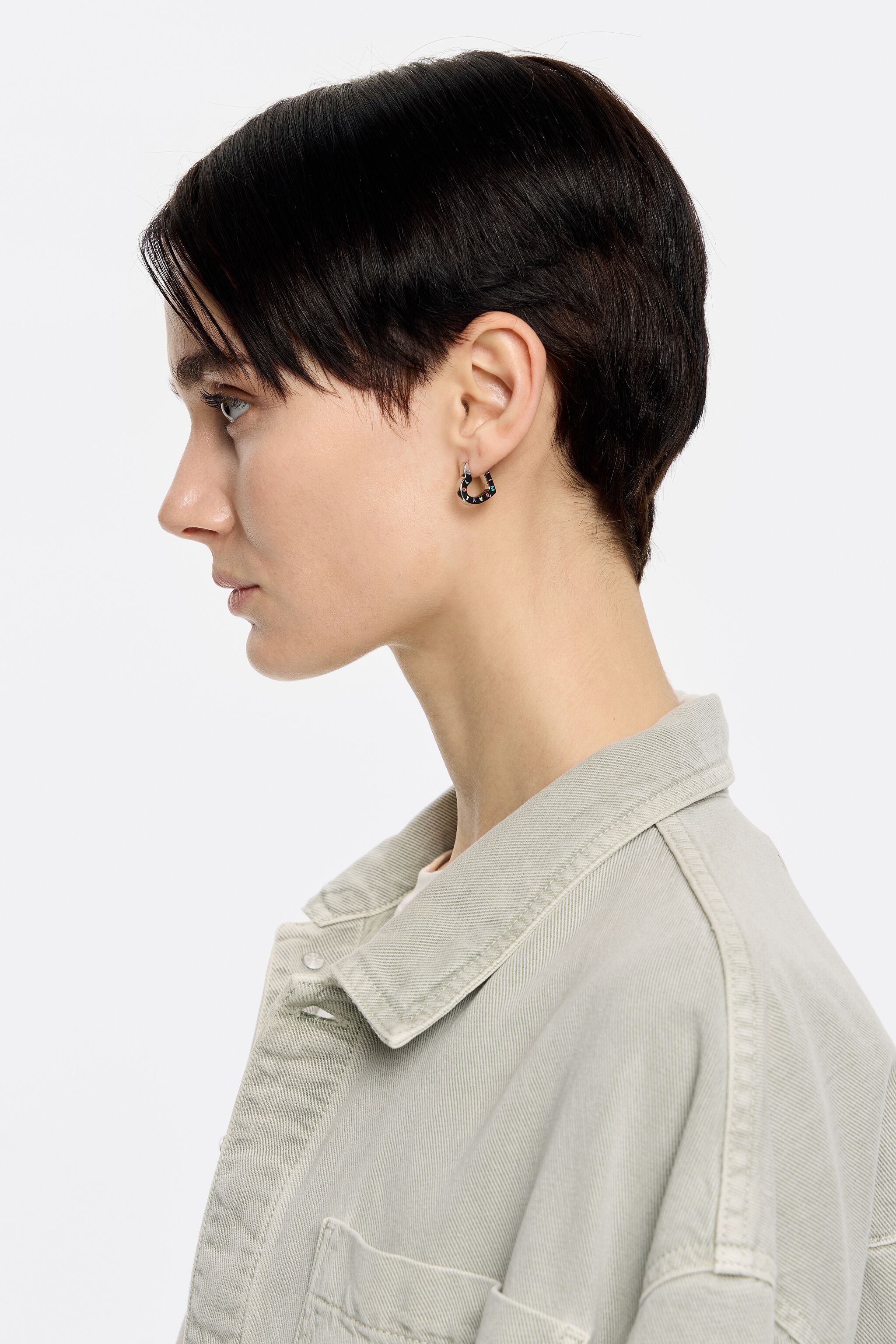 ピアス TATIANA Monochrome heart One-Touch Earring BBH5799 TATIANA Monochrome heart One-Touch Earring BBH5799 (TATIANA