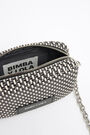 XS grey plaited crossbody bag XS grey plaited crossbody bag