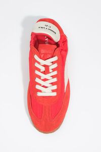 Tenis 13 06 piel nylon rojo