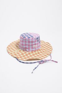 Gorro algod&oacute;n cuadros