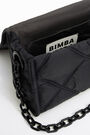 Bolso solapa S nylon acolchado negro Bolso solapa S nylon acolchado negro