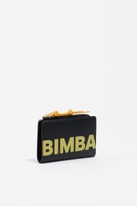 Cartera con solapa piel negra Cartera con solapa piel negra
