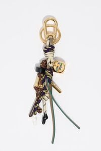 Brown rope key ring Brown rope key ring