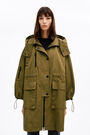 Khaki nylon trench Khaki nylon trench
