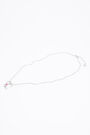 Collar plateado piezas perla Collar plateado piezas perla