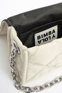 Bolso solapa S nylon acolchado marfil Bolso solapa S nylon acolchado marfil
