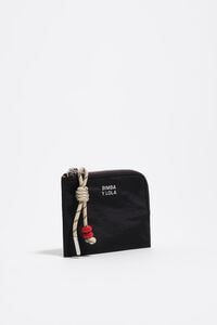 Monedero nylon grafito