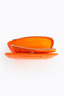 Neon orange croc rectangular coin purse Neon orange croc rectangular coin purse