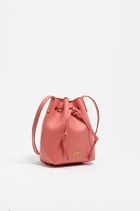 Small bubblegum pink leather Carlino bucket bag Small bubblegum pink leather Carlino bucket bag