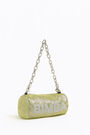 Bolso cilíndrico malla lima Bolso cilíndrico malla lima