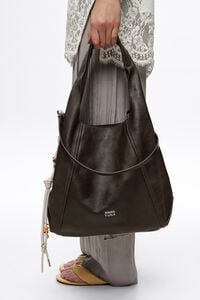 Bolsa de hombro Paper grande piel caf&eacute;
