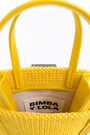 Minibolso bandolera rafia amarillo Minibolso bandolera rafia amarillo