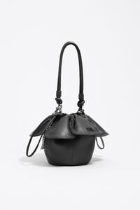 Bolsa P&eacute;talo piel negro