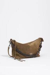 Medium olive suede Madrid bag