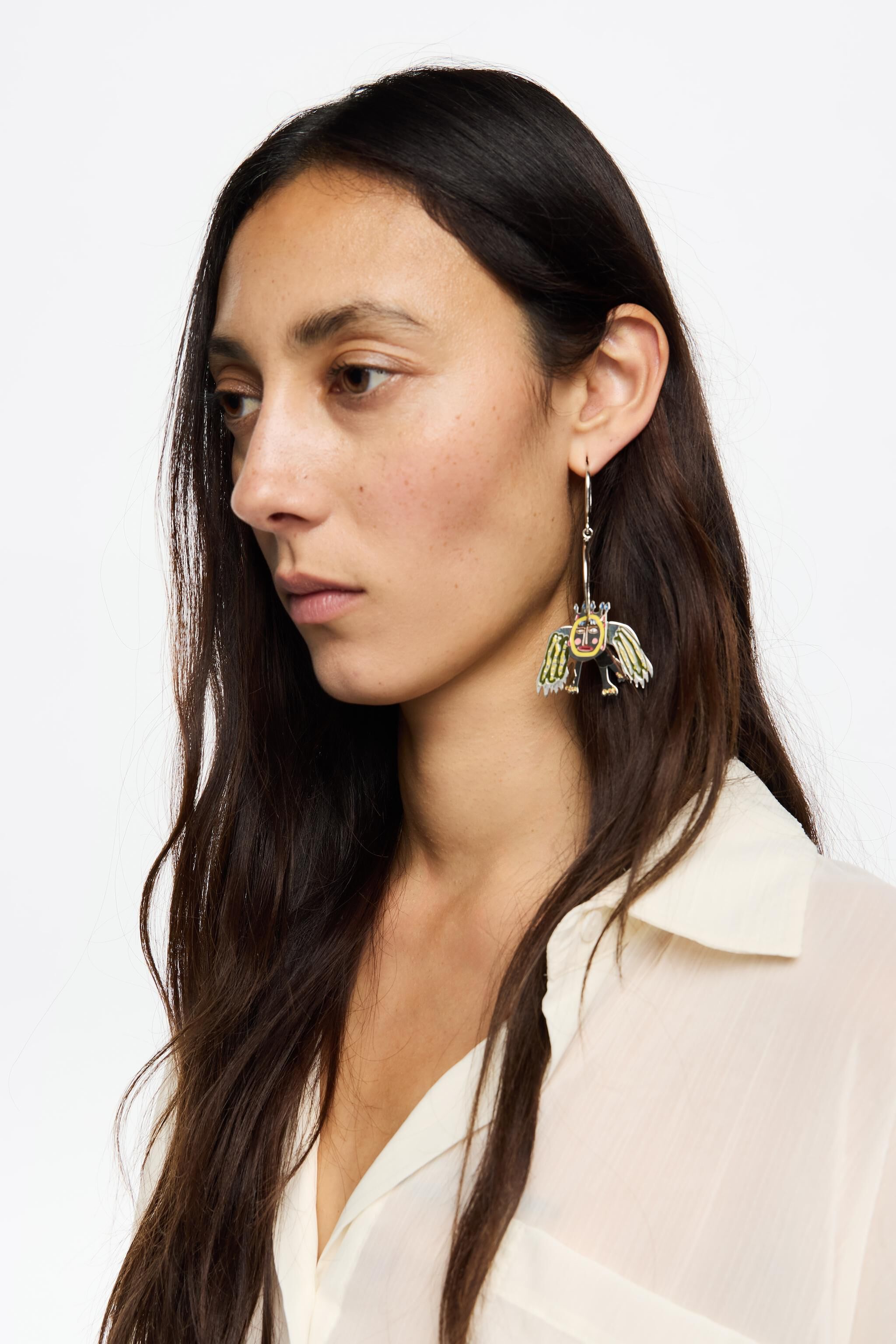 【BIMBA Y LOLA】タイガーピアス Gold panther earrings