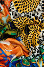 Pañuelo patchwork retro naranja Pañuelo patchwork retro naranja