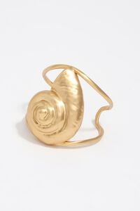Pulsera caracola dorado envejecido
